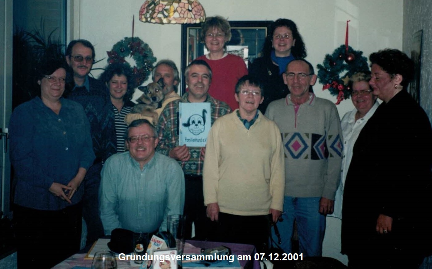 Gründungsversammlung am 7. Dezember 2001
